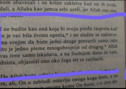 Koji je tefsir 92 ajeta sure An Nahl?